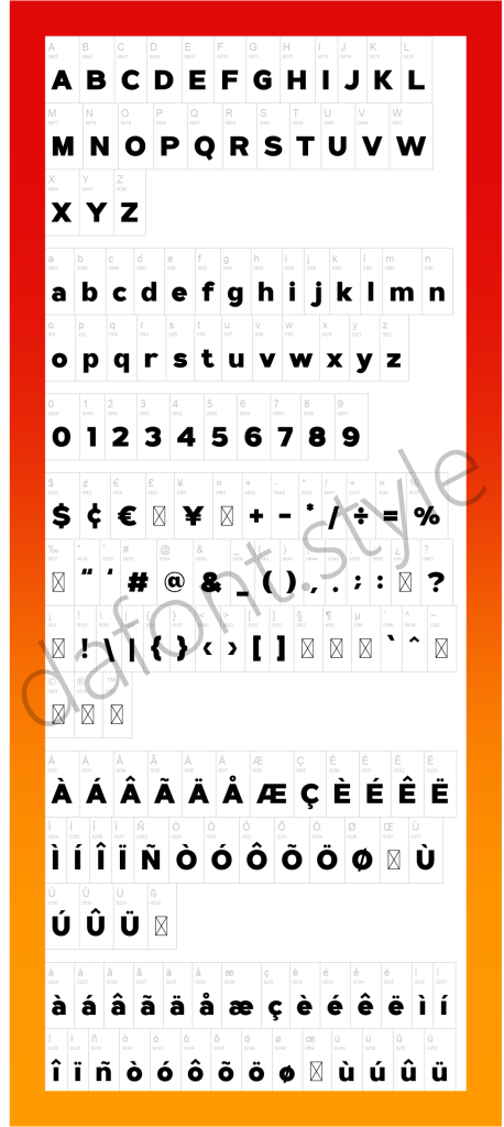 Merich Font letter style preview