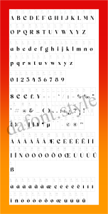Qielftan Font letter style preview