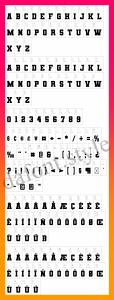 Varsity Team Font letter style preview