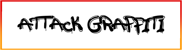 a Attack Graffiti Font Download, #Spray Paint