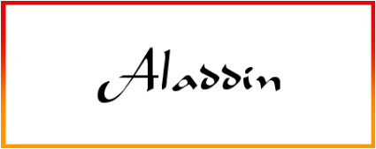 Aladdin Font style download