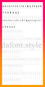Alistair Morrison Font letter style preview