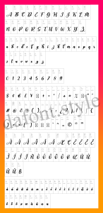 Another Day V2 Font letter style preview