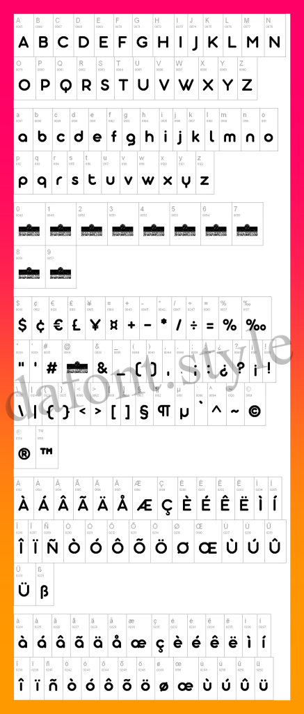 Aristotelica font letter style preview