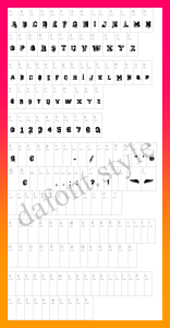 Ascent 2 Stardom Font letter style preview