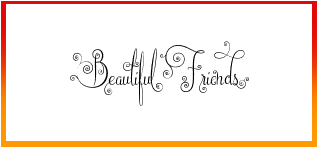 Beautiful Friends Font style download