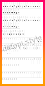 Biling Mi Marathi Font letter style preview
