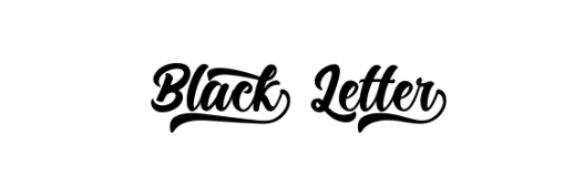 Black Letter school font style download