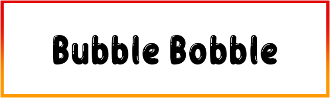 Bubble Bobble Font style download