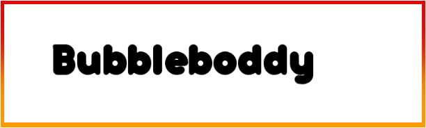 Bubbleboddy Font style download