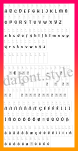Candy Cake Font letter style preview