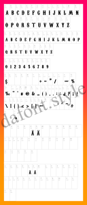 Carnivalee Freakshow Font letter style preview