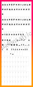 Chalk Dash Font letter style preview