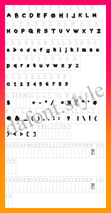 Chalk Scratches Rough Bold Font letter style preview