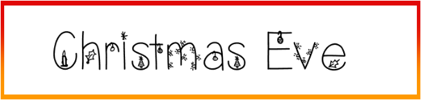 Christmas Eve Font style download