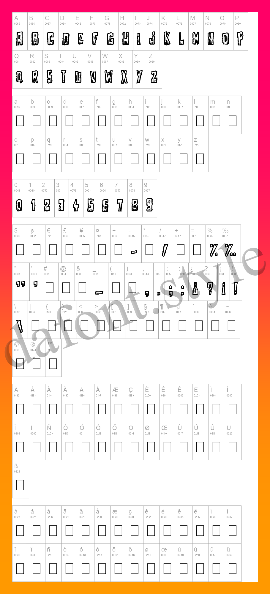 Come With Us Font letter style preview