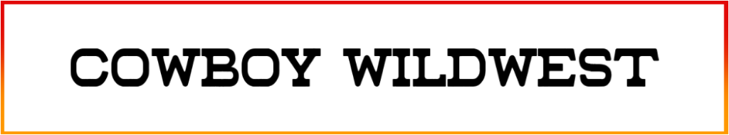 Cowboy Wildwest Font style download