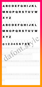 Crackvetica Font letter style preview