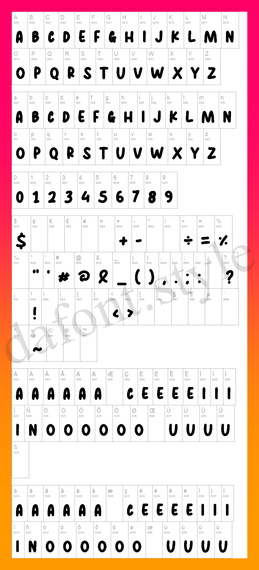 Creamer Soda Font letter style preview