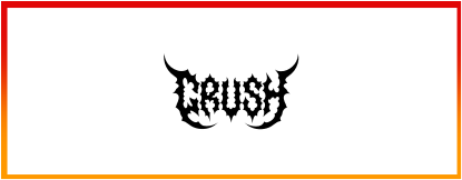 Crush Metal Font style download