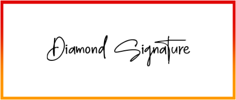 Diamond Signature Font style download