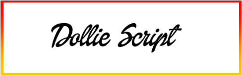 Dollie Script font style download