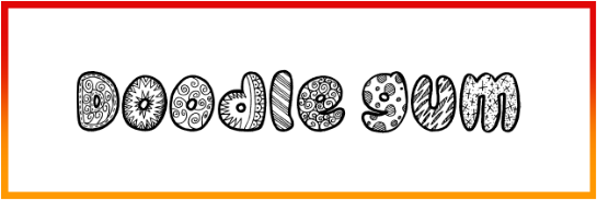 Doodle Gum Font style download