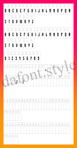 Dracula Font letter style preview