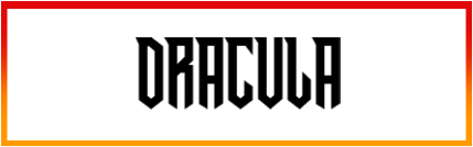 Dracula Font style download