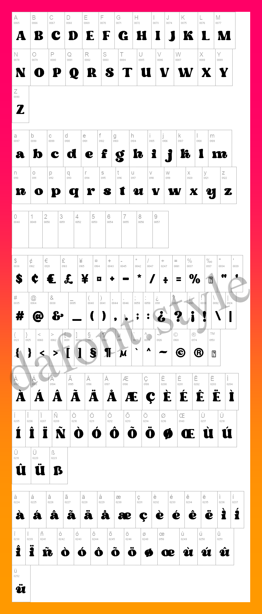 Dream to Berich Font letter style preview