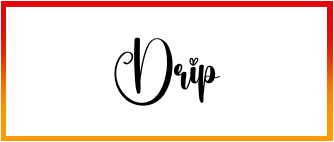 Drip Font style download