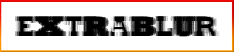 ExtraBlur Font Download, Extra Blur Font