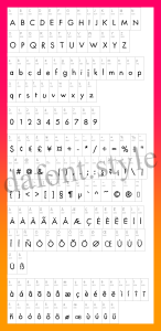 Futura Handwritten Font letter style preview