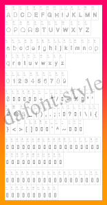 Helveticamazing Font letter style preview