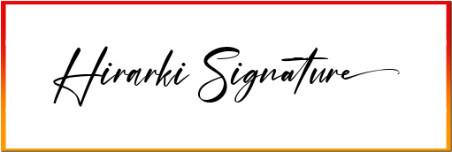 Hirarki Signature Font style download