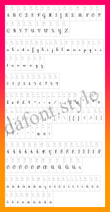 JB Cursive 3 Font letter style preview