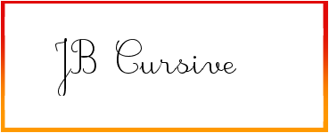 JB Cursive Font Download