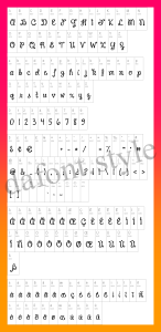 Janda Happy Day Font letter style preview
