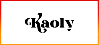 Kaoly Font style download