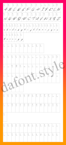Karstar Font letter style preview