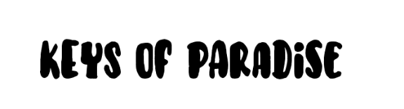 Keys of Paradise font style download