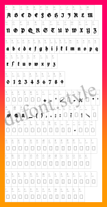 King Arthur Legend Font letter style preview