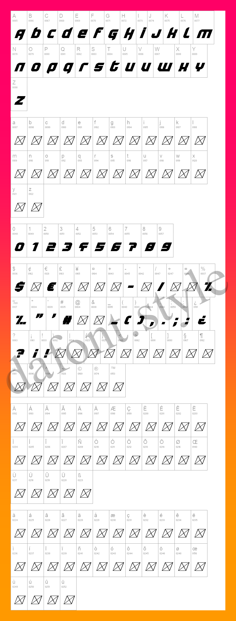 Lightyear Design Font letter style preview