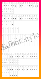 Metropolitan Font letter style preview