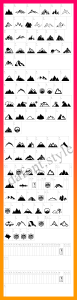 Mountain Font letter style preview