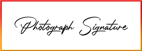 Photograph Signature Font style download