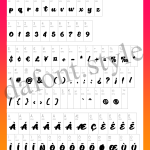Pirate of the Seaside Font letter style preview