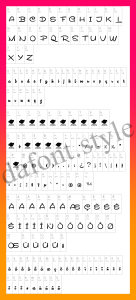 Remachine Script Font letter style preview
