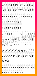 Retrow Mentho Font letter style preview