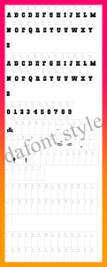 Rio Grande Font letter style preview